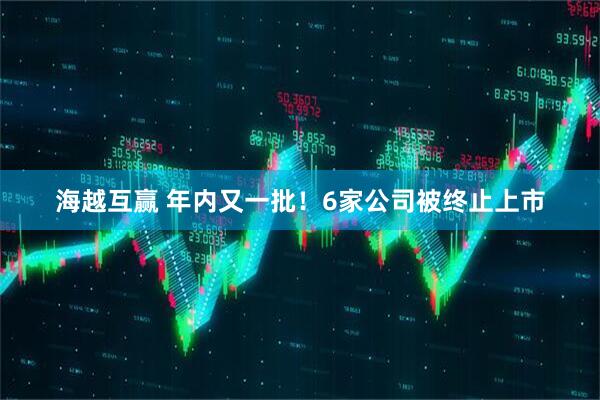 海越互赢 年内又一批！6家公司被终止上市
